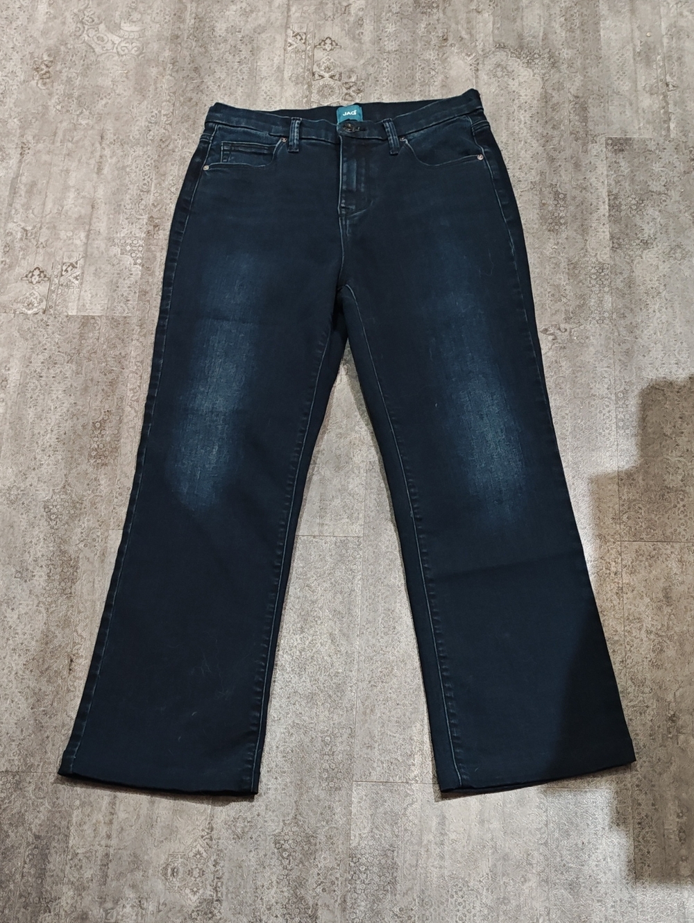 Jag Jeans Women's Dark Blue Wide Leg Flared Jeans